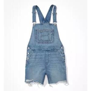 American Eagle Outfitters Blue Denim Overalls